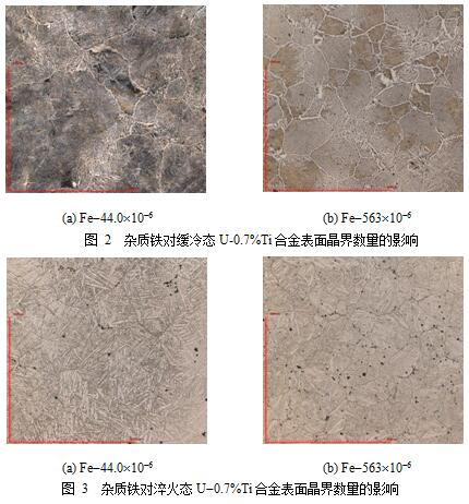 杂质铁对U?0.7%Ti合金与氢反应的影响