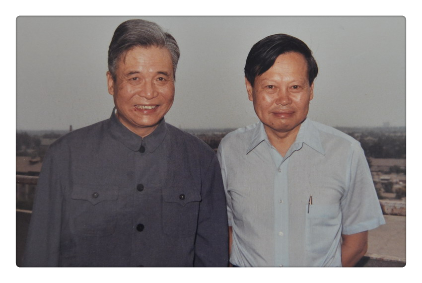 杨振宁到医院看望病中的邓稼先